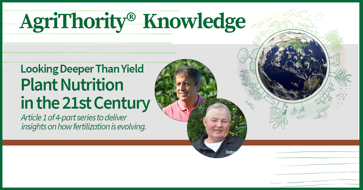 Plant Nutrition in the 21st Century