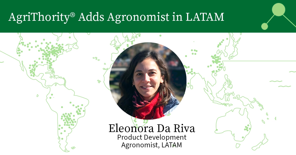 AgriThority® Deepens Expertise in South America with Addition of Agronomist 