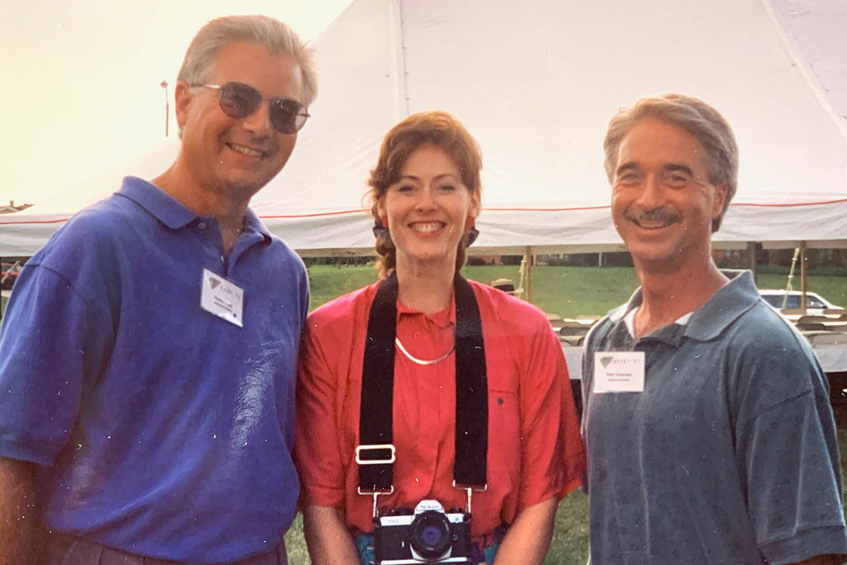 Mary Jane Duff with Clients in the late 1980s.