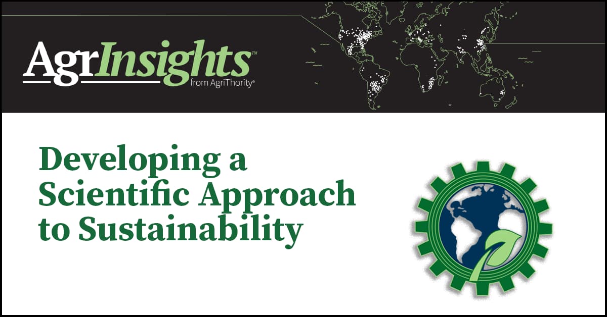Developing a Scientific Approach to Sustainability