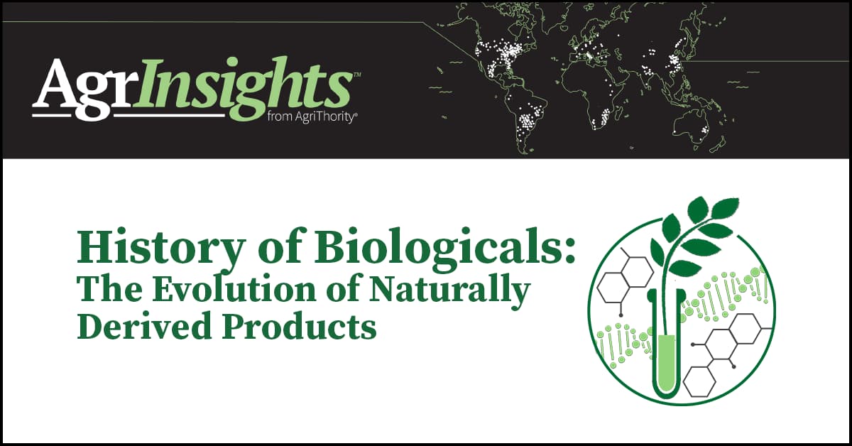 Post thumbnail: AgrInsights™, History of Biologicals: The Evolution of Naturally Derived Products