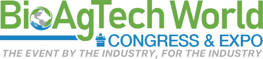 BioAgTech World Congress & Expo logo – official event branding for the premier global BioAg conference featuring biostimulants, biopesticides, biofertilizers, and sustainable agriculture innovations, hosted by Global BioAg Linkages, April 7-10, 2026 in Valencia, Spain